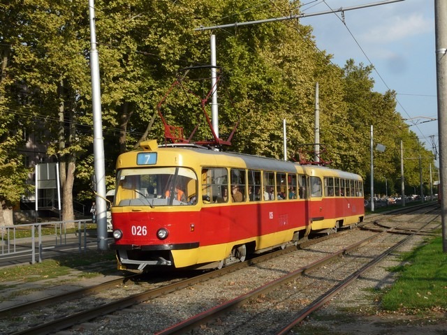 El transporte tranvía